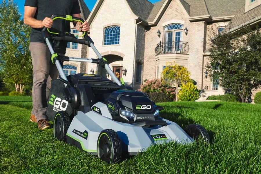 battery push lawn mower